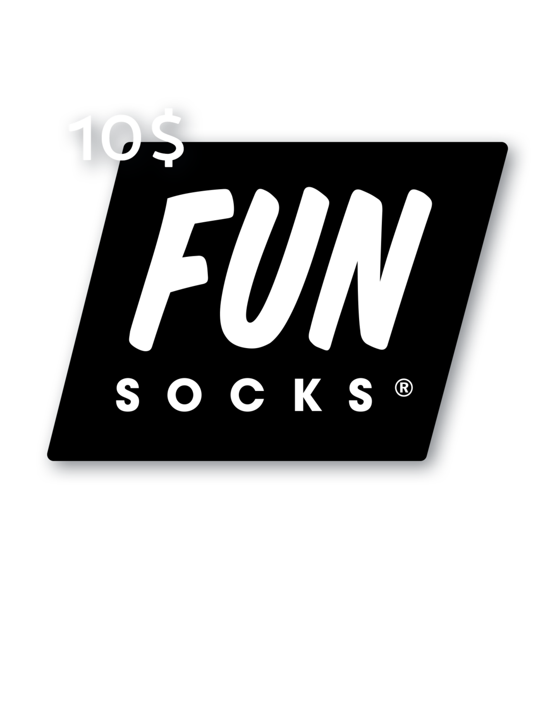 10 Dollar Gift Card - Fun Socks