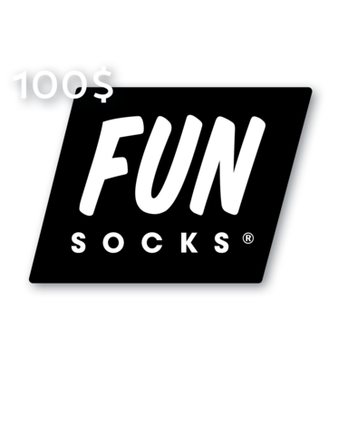 100 Dollar Gift Card - Fun Socks