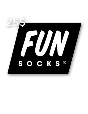 25 Dollar Gift Card - Fun Socks