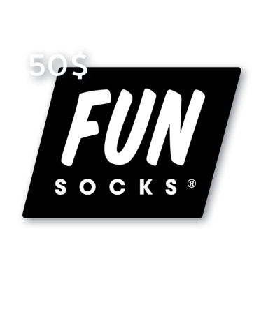 50 Dollar Gift Card - Fun Socks