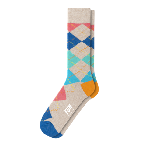 MEN'S ARGYLE SOCKS