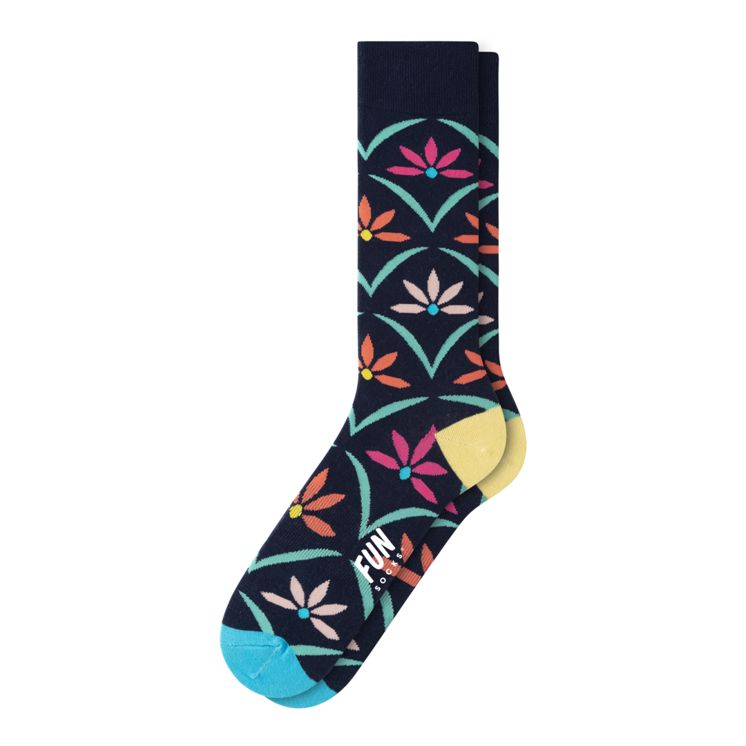 MEN'S FLOWER SOCKS