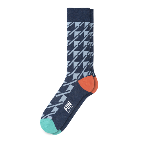 MEN'S HOUNDSTOOTH SOCKS
