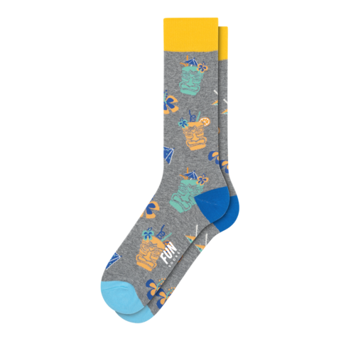 MEN'S TIKI DRINK SOCKS