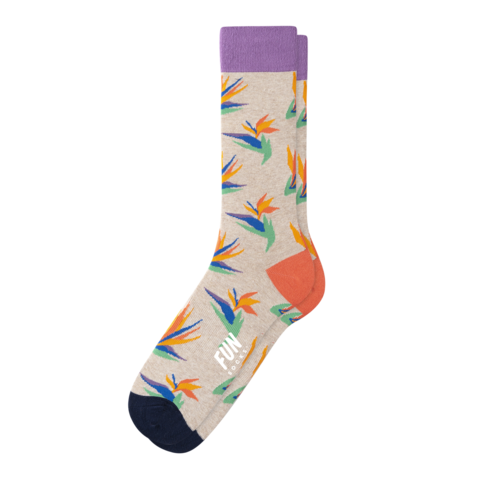 MEN'S TROPICAL FLOWER SOCKS