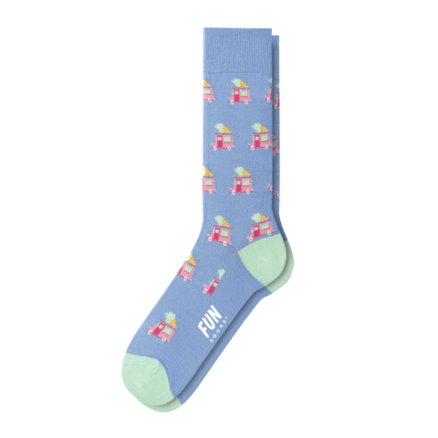 MEN'S ICE CREAM TRUCK DRESS SOCK