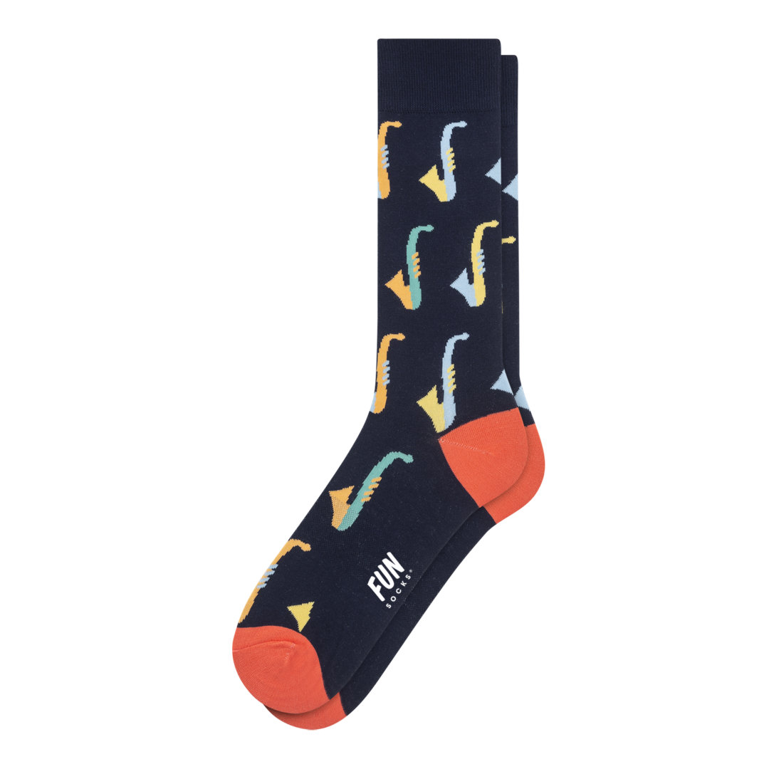 MEN'S SAXOPHONE DRESS SOCK