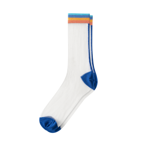 WOMEN'S BACK STRIPE SHEER SOCKS