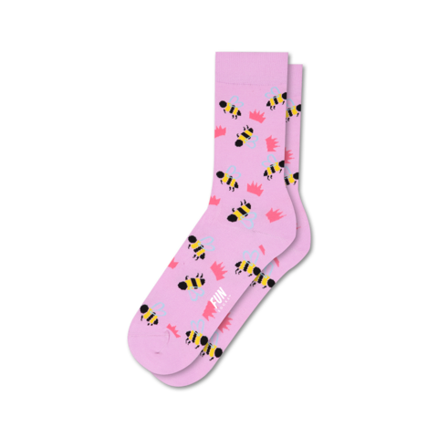 Women's Bumble Bee Crown Socks