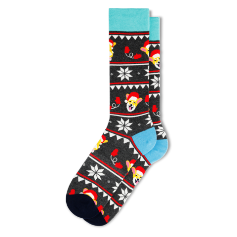 Men's Corgi Fair Isle Socks