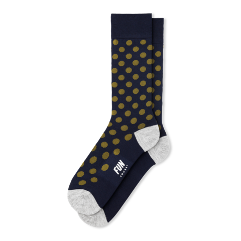 Men's Polka Dot Dress Socks