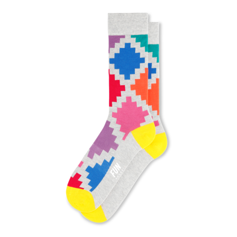 Men's Geo Check Socks