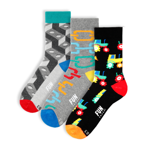 Kid's Building Blocks Crew 3 Pack