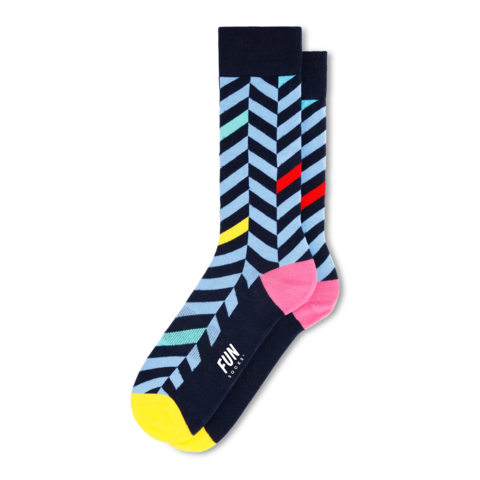 Men's Twill Geo Socks