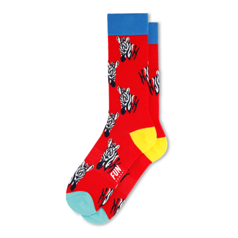 Men's Zebra Socks